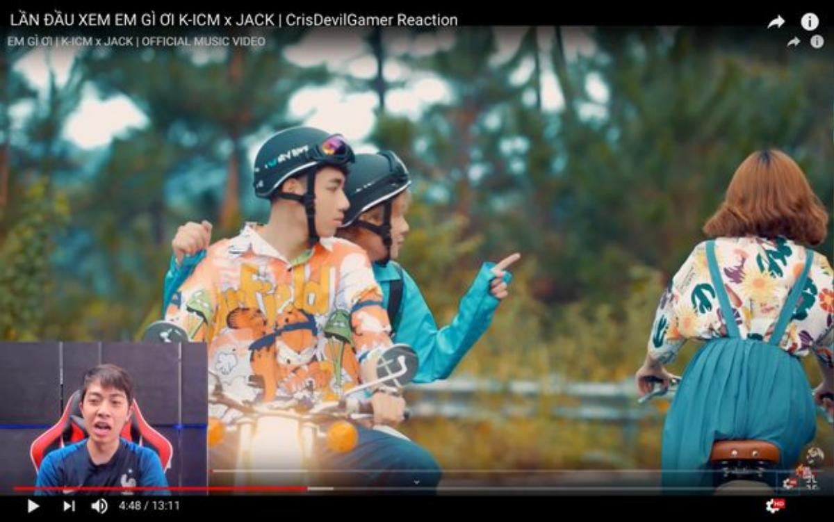 Cris Phan 'cà khịa cực mạnh' gọi Misthy là 'bánh bèo giựt chồng' trong clip reaction MV mới của Jack và K-ICM Ảnh 5