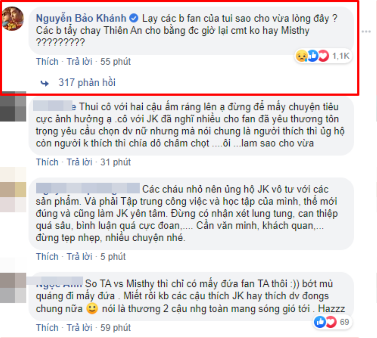 Phản ứng trái ngược của K-ICM và Thiên An khi Misthy bị fan 'ném đá': Người lên tiếng bênh vực, người im lặng Ảnh 2