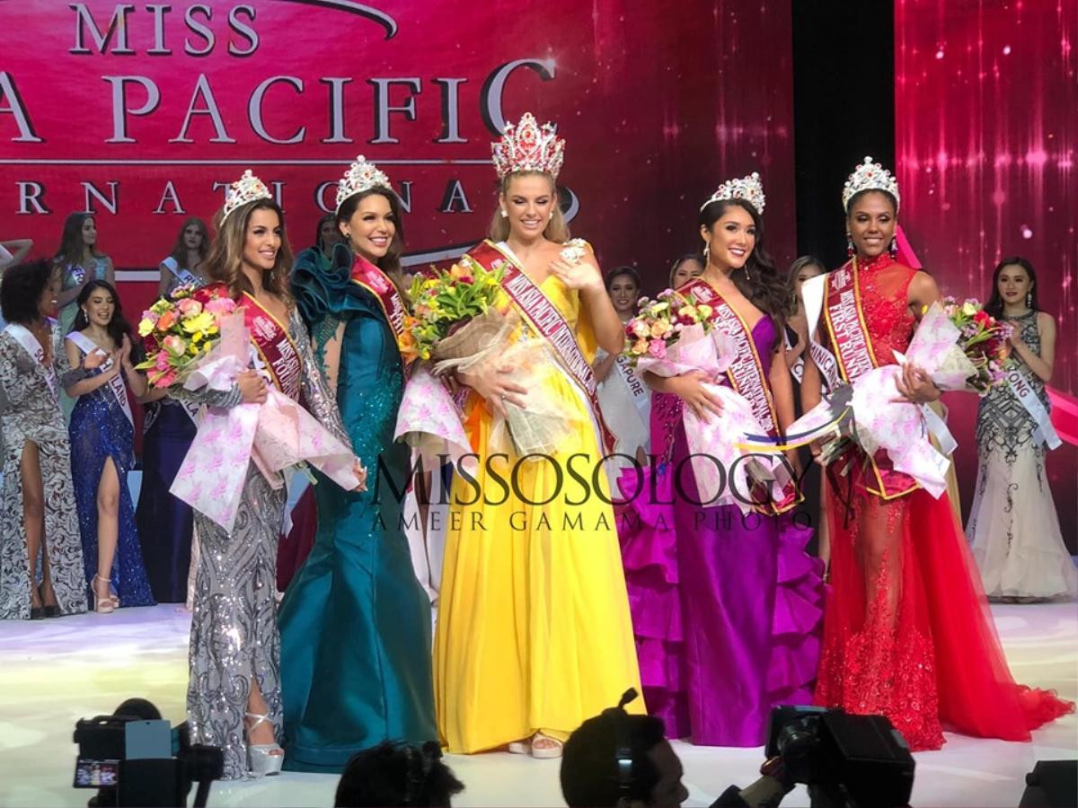 Mỹ nhân Tây Ban Nha cao 1m8 đăng quang Miss Asia Pacific Int' 2019, Thu Hiền 'out-top' ngỡ ngàng Ảnh 3