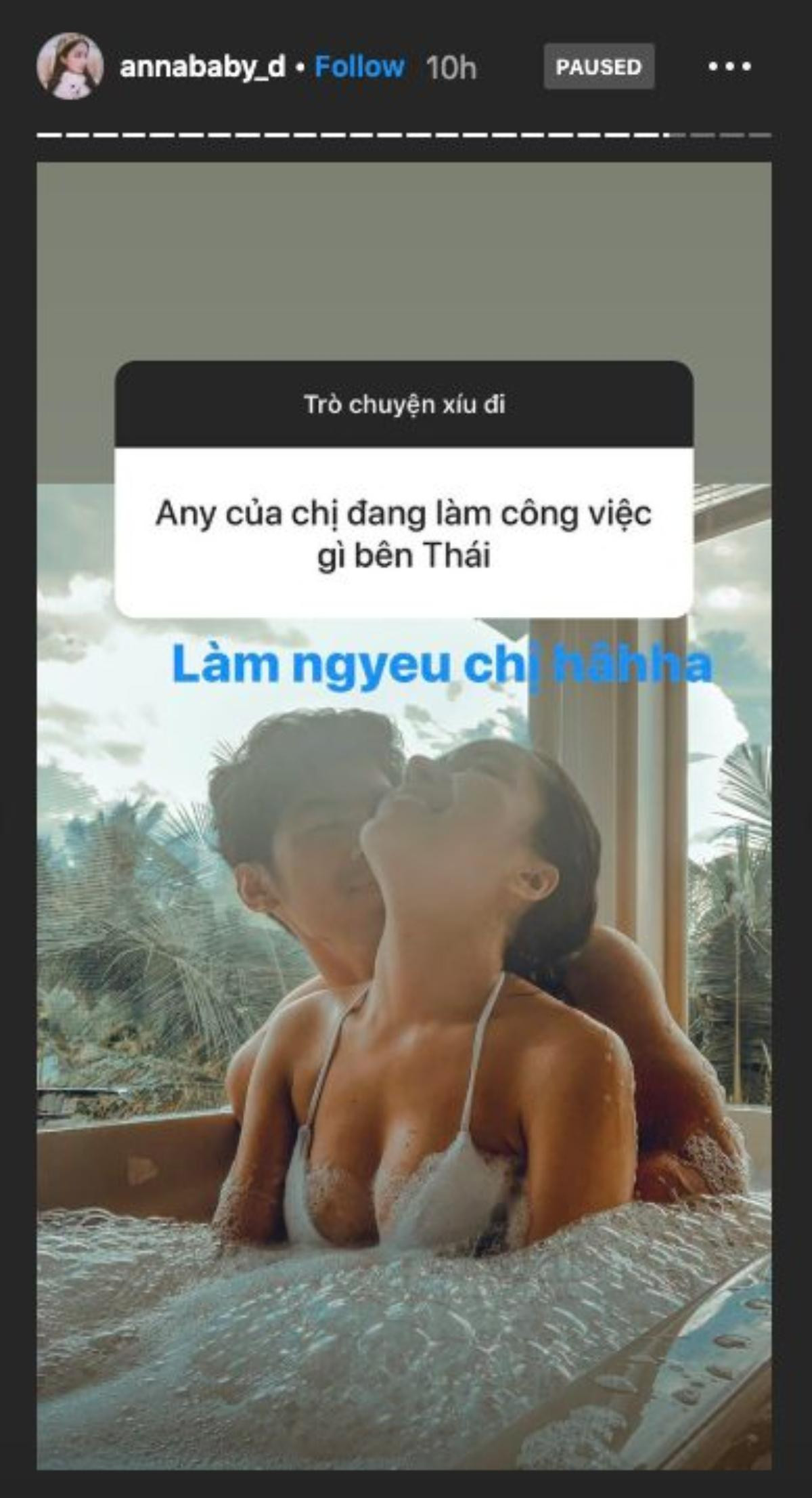 Trang Anna lần đầu tiết lộ 'tất tần tật' chuyện tình yêu với hotboy điển trai: Vô tình gặp nhau trên đất Thái, giờ đây đã thành người yêu nằm cạnh bên nhau! Ảnh 2