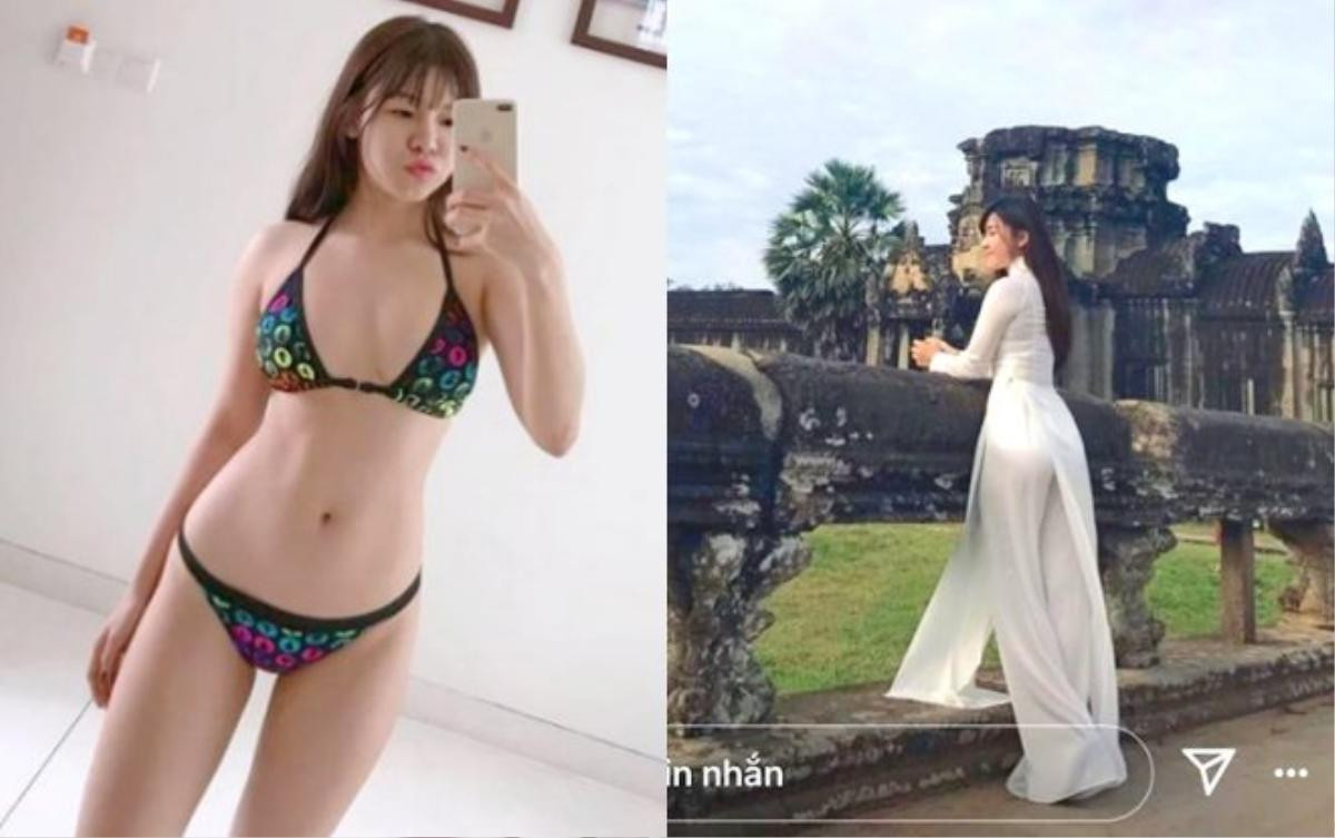 'Chán' bikini, bạn gái Đặng Văn Lâm đẹp dịu dàng với áo dài trắng tinh Ảnh 1