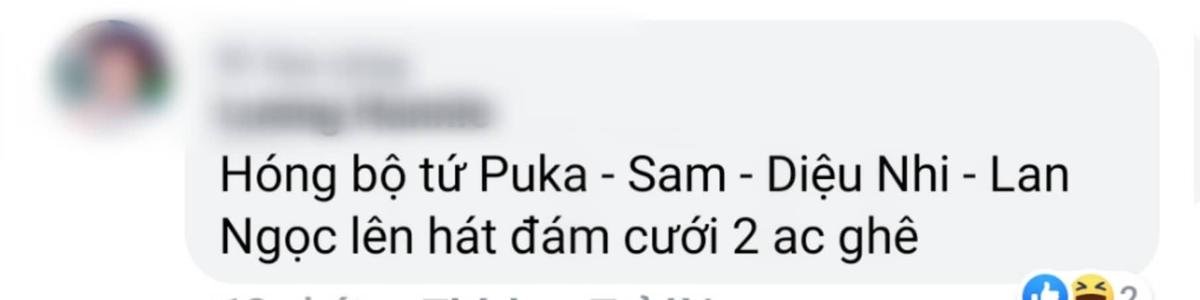 Ninh Dương Lan Ngọc, Diệu Nhi, Sam,… đồng loạt được dân mạng yêu cầu đi… hát đám cưới của Đông Nhi và Ông Cao Thắng Ảnh 4