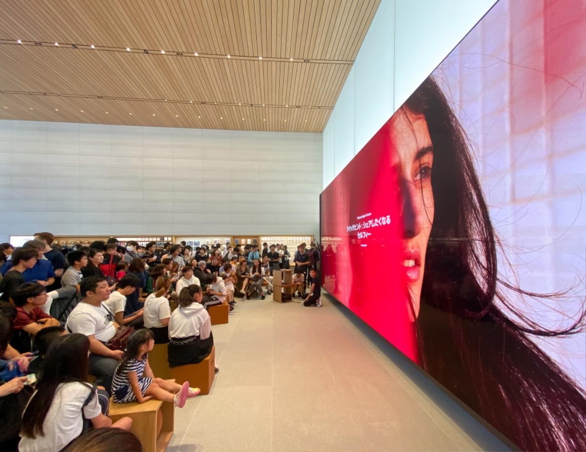 Độc và đẹp như Apple Store ở Nhật Bản, có hẳn một vườn tre phía sau Ảnh 5