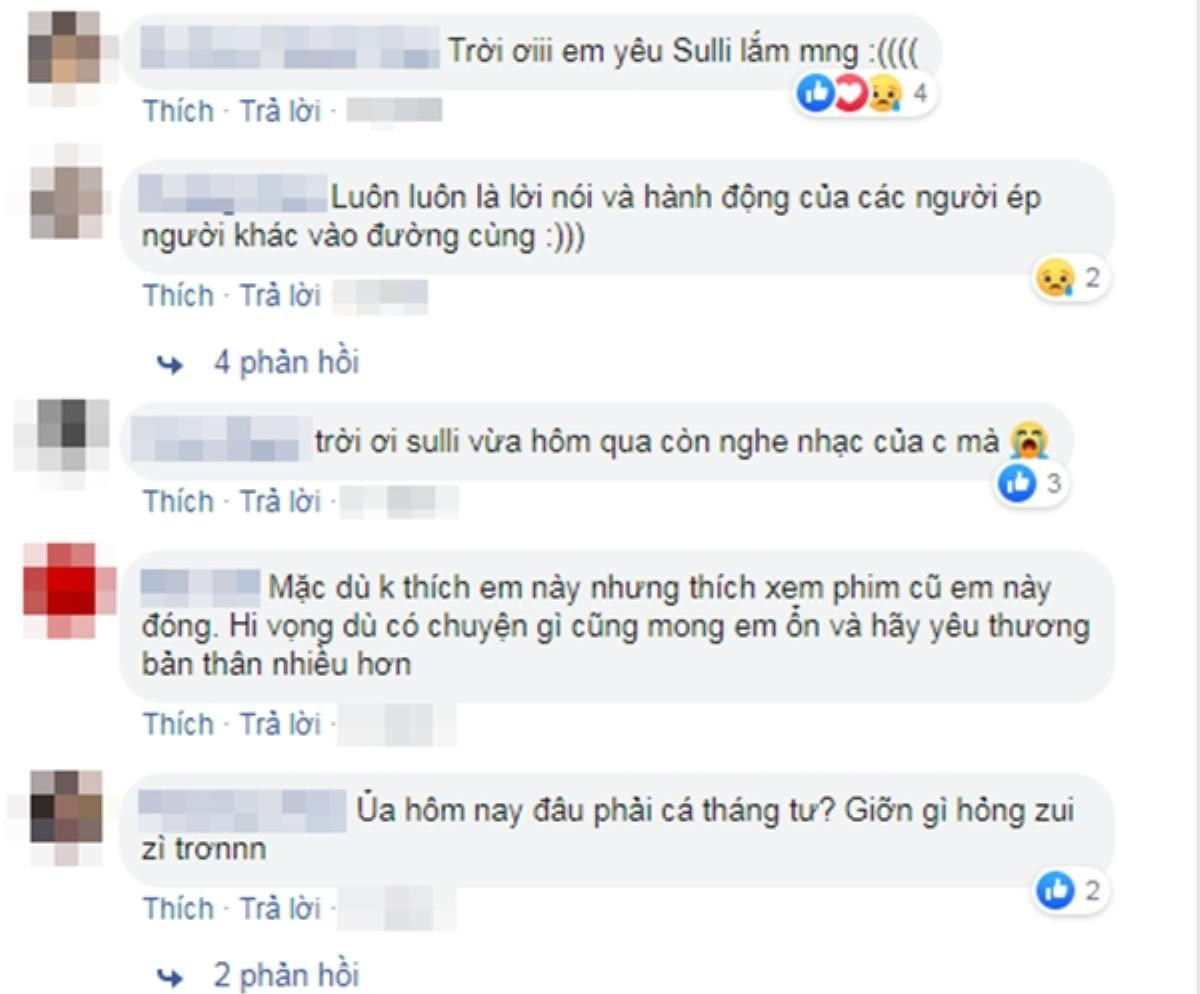 Fan Việt 'khóc hết nước mắt' khi hay tin Sulli tự tử: Nguyên nhân đến từ trầm cảm? Ảnh 3