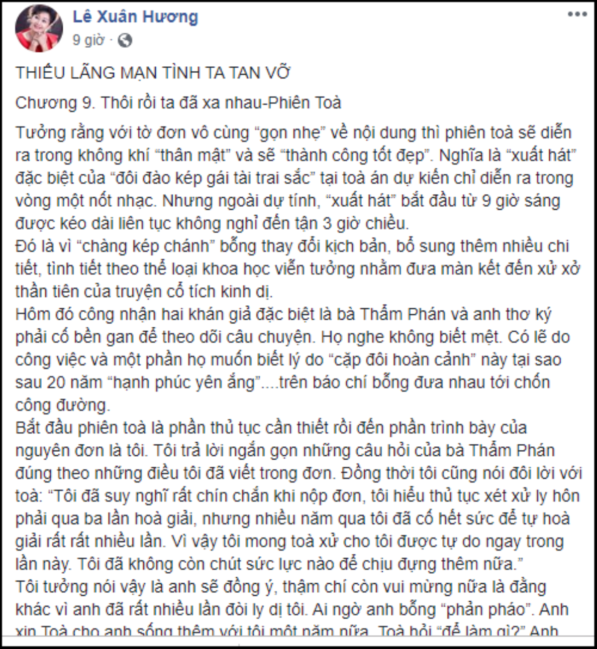 Chương 9 chuyện hôn nhân Xuân Hương - Thanh Bạch: Ra tòa ly hôn, Thanh Bạch bỗng tố ngược lại vợ 'không để cho anh làm đàn ông' Ảnh 1