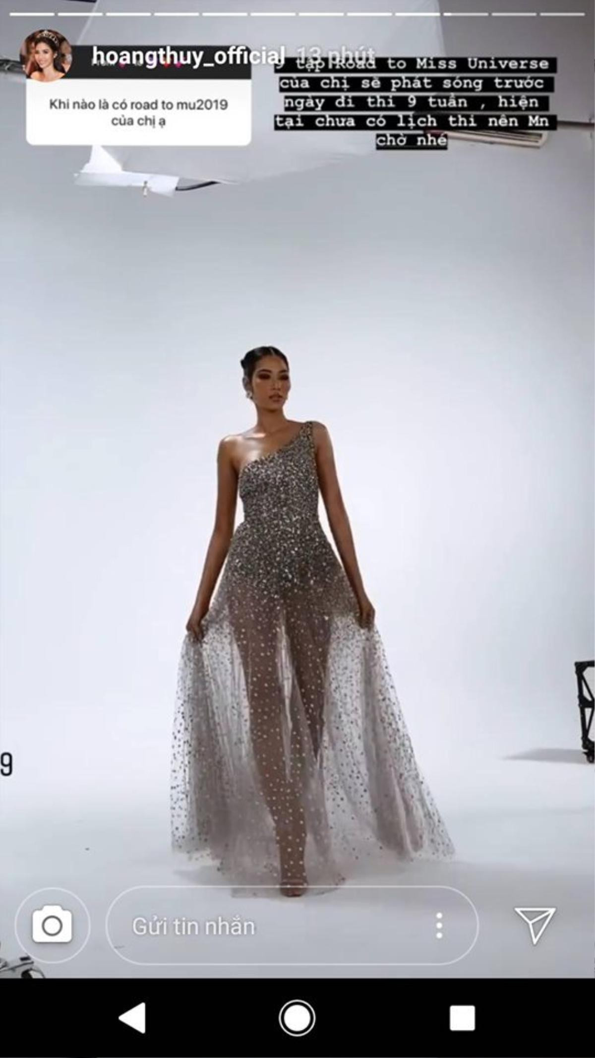 Hoàng Thùy đang 'ủ mưu' tái hiện cú xoay váy thượng thừa của H'Hen Niê trên sân khấu Miss Universe 2019 Ảnh 2