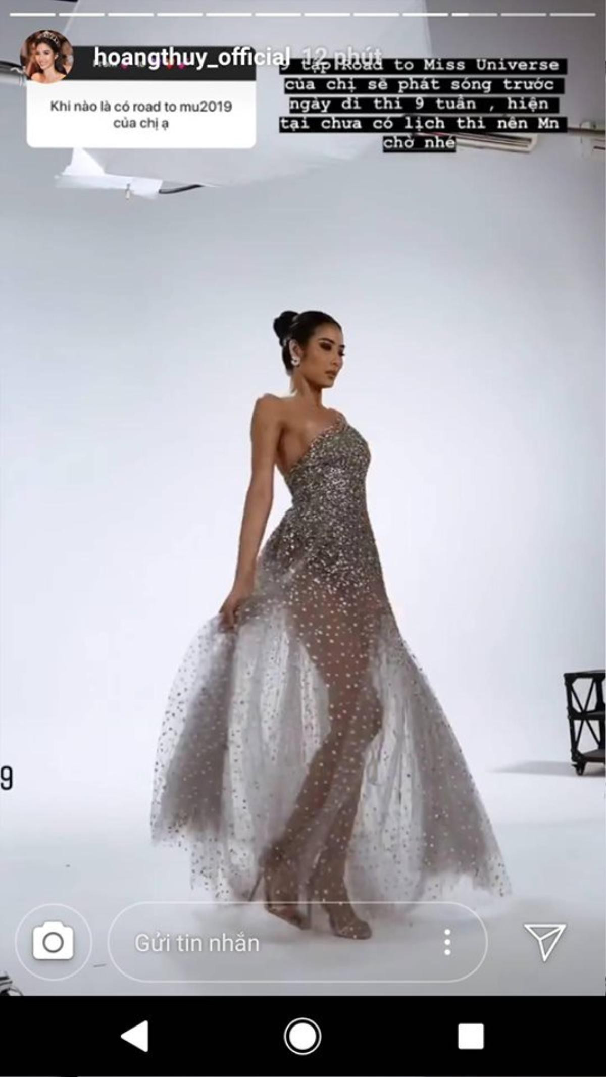 Hoàng Thùy đang 'ủ mưu' tái hiện cú xoay váy thượng thừa của H'Hen Niê trên sân khấu Miss Universe 2019 Ảnh 3