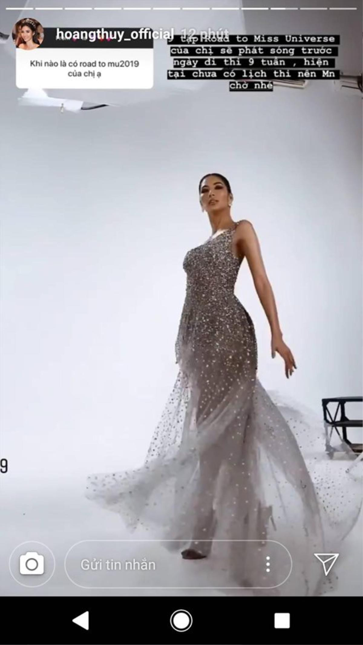 Hoàng Thùy đang 'ủ mưu' tái hiện cú xoay váy thượng thừa của H'Hen Niê trên sân khấu Miss Universe 2019 Ảnh 4