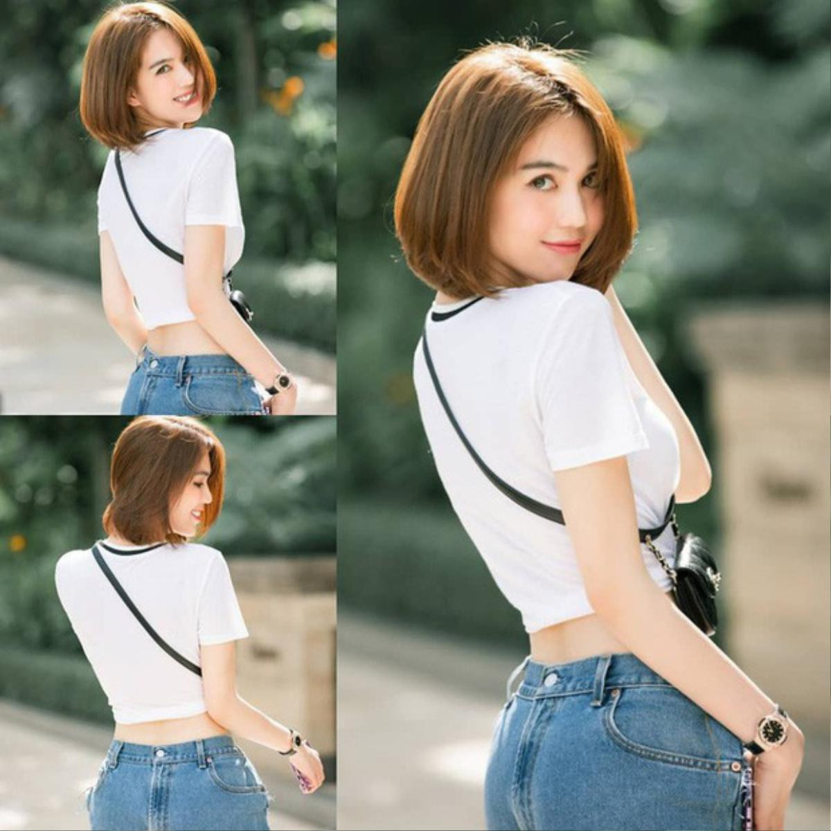 Ngọc Trinh diện chiếc quần jeans trước sau như một, vòng 3 biến mất hoàn toàn Ảnh 2