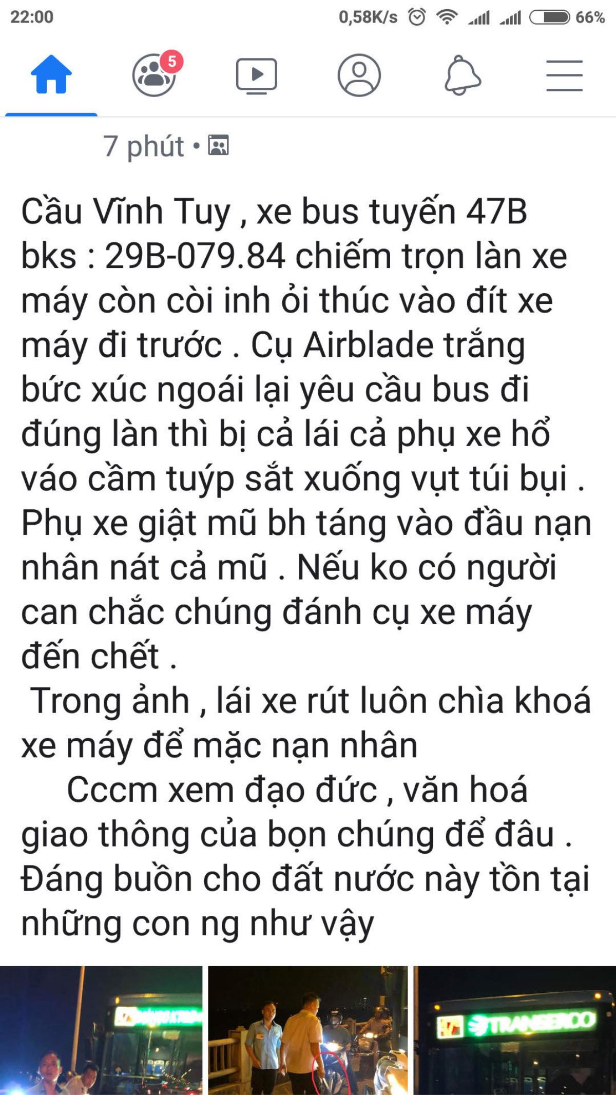 Tạm đình chỉ việc làm tài xế cùng phụ xe buýt cầm tuýp sắt đuổi đánh người vì bị nhắc nhở đi đúng làn Ảnh 1