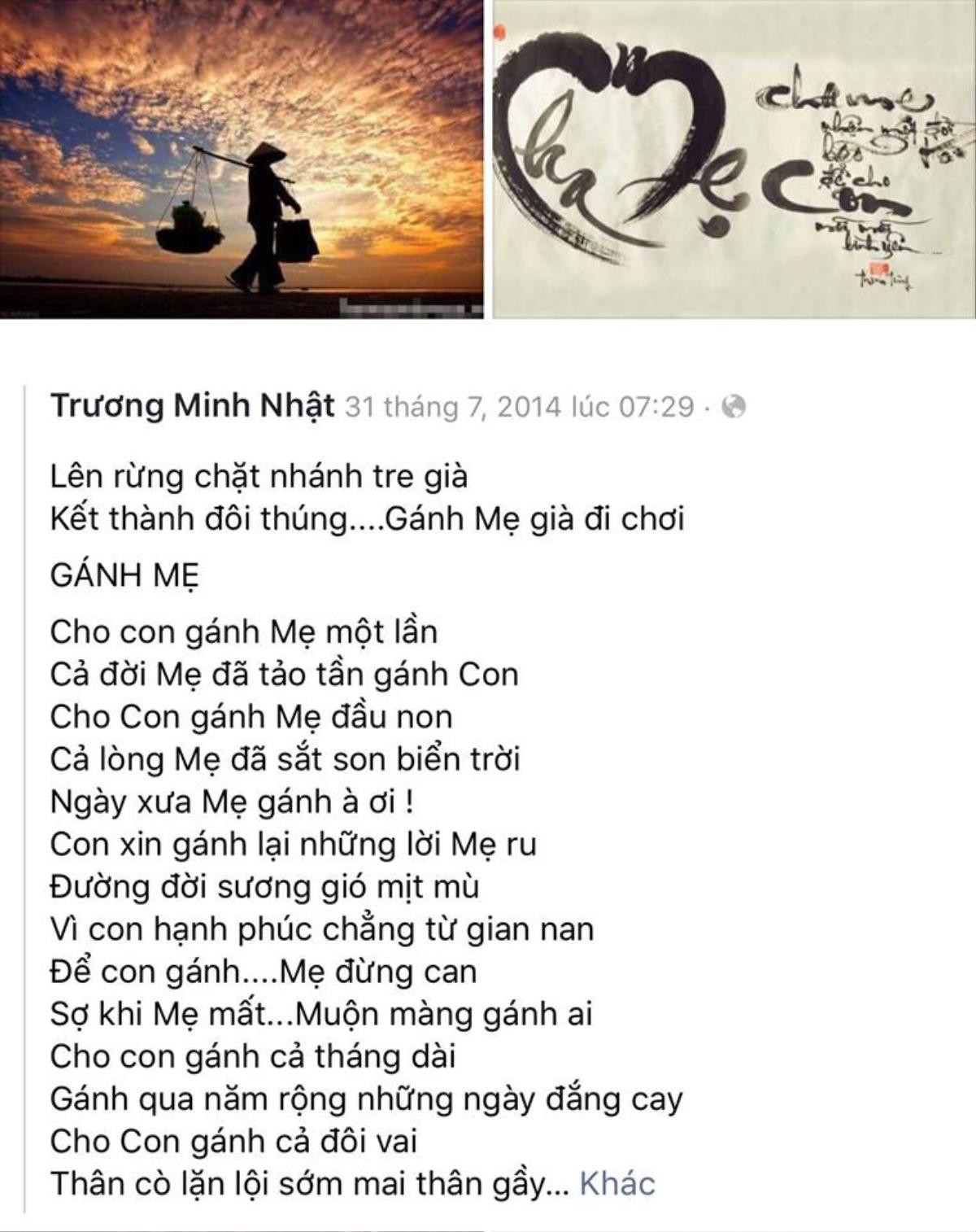 Chủ nhân ca khúc 'Gánh mẹ' (OST Lật mặt nhà có khách) bị tác giả tố đạo thơ trắng trợn Ảnh 2