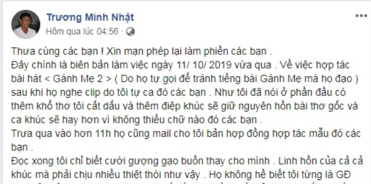 Chủ nhân ca khúc 'Gánh mẹ' (OST Lật mặt nhà có khách) bị tác giả tố đạo thơ trắng trợn Ảnh 1