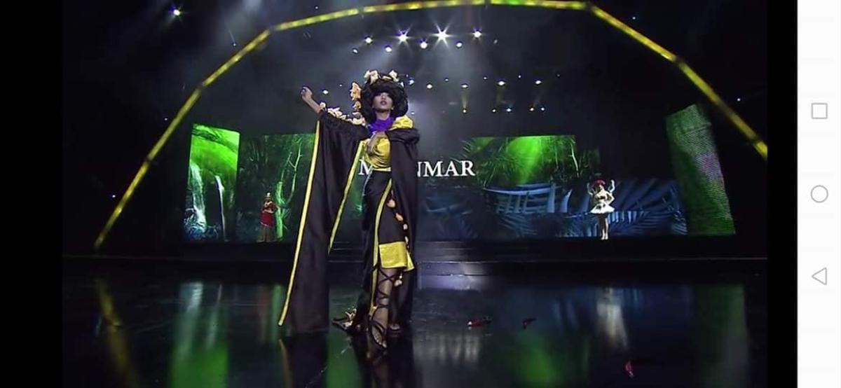 National Costume thảm hoạ nhất của MGI 2019: Ảnh studio 'lồng lộn', thực tế thê lương như mua hàng online Ảnh 4