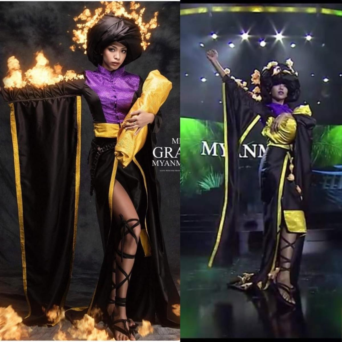 National Costume thảm hoạ nhất của MGI 2019: Ảnh studio 'lồng lộn', thực tế thê lương như mua hàng online Ảnh 5