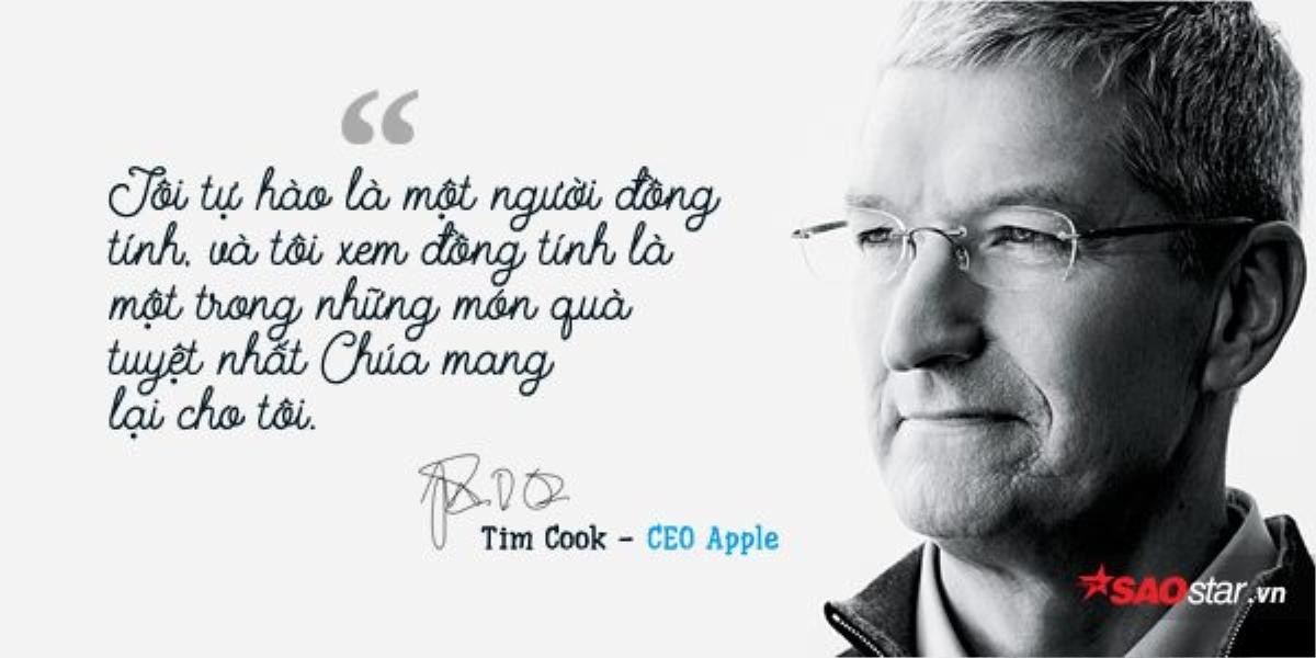 Tim Cook quyết định công khai mình là người đồng tính sau khi biết điều này Ảnh 1