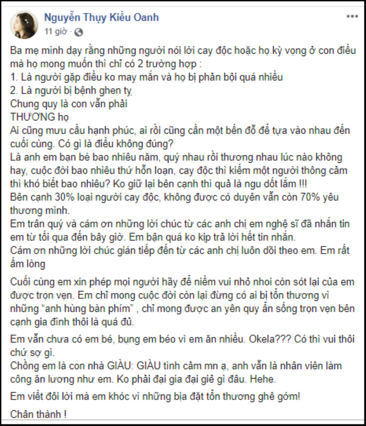 Bị đồn đoán 'cưới chạy bầu', vợ cũ Duy Nhân bật khóc mong muốn được sống bình yên Ảnh 3