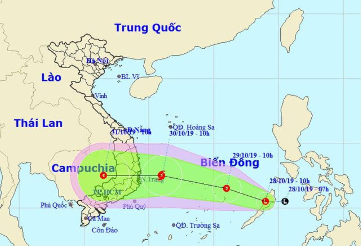 Xuất hiện áp vùng áp thấp nhiệt đới trên Biển Đông, có khả năng mạnh lên thành bão Ảnh 1