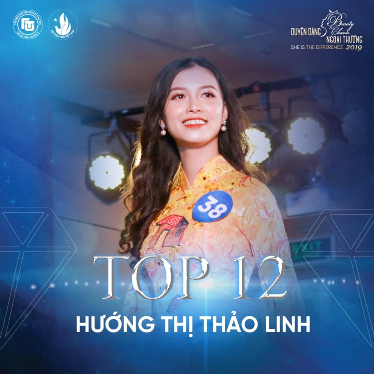 Nữ sinh bị ung thư bất ngờ lọt top 12 Hoa khôi ĐH Ngoại thương Hà Nội Ảnh 13