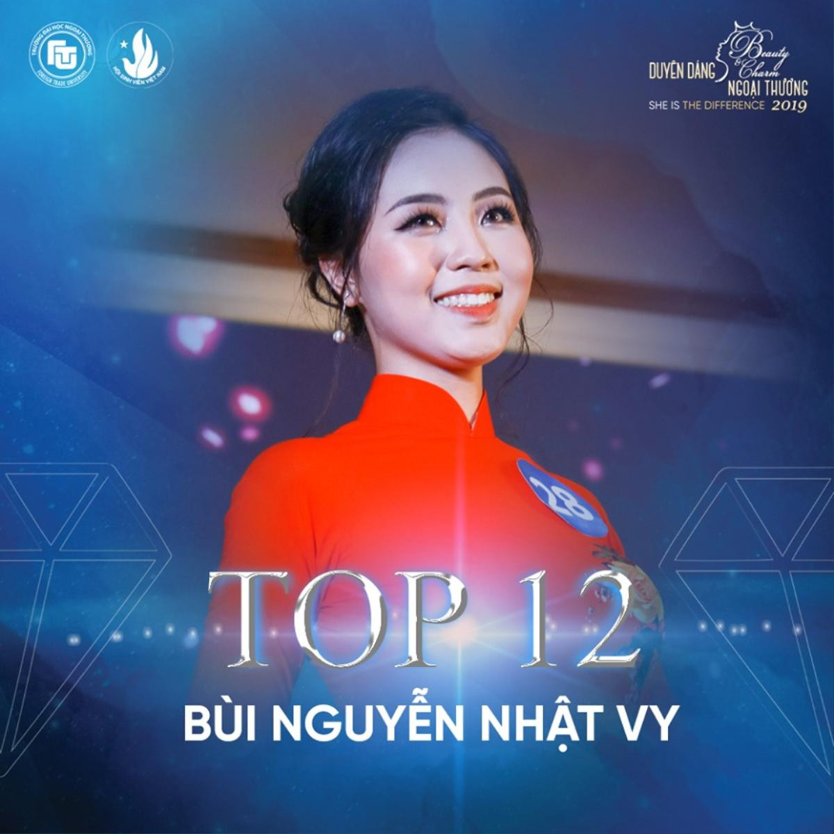 Nữ sinh bị ung thư bất ngờ lọt top 12 Hoa khôi ĐH Ngoại thương Hà Nội Ảnh 14