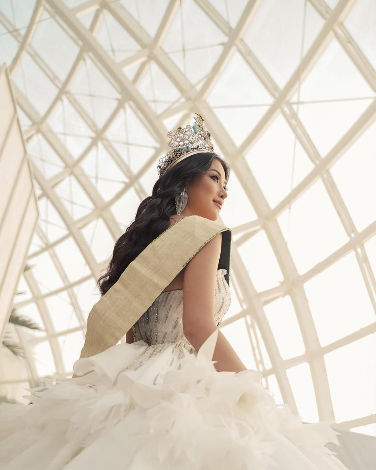 Diện váy phát sáng cầu kỳ, Phương Khánh có màn trao vương miện đẹp ‘nhất nhì’ Miss Earth Ảnh 1