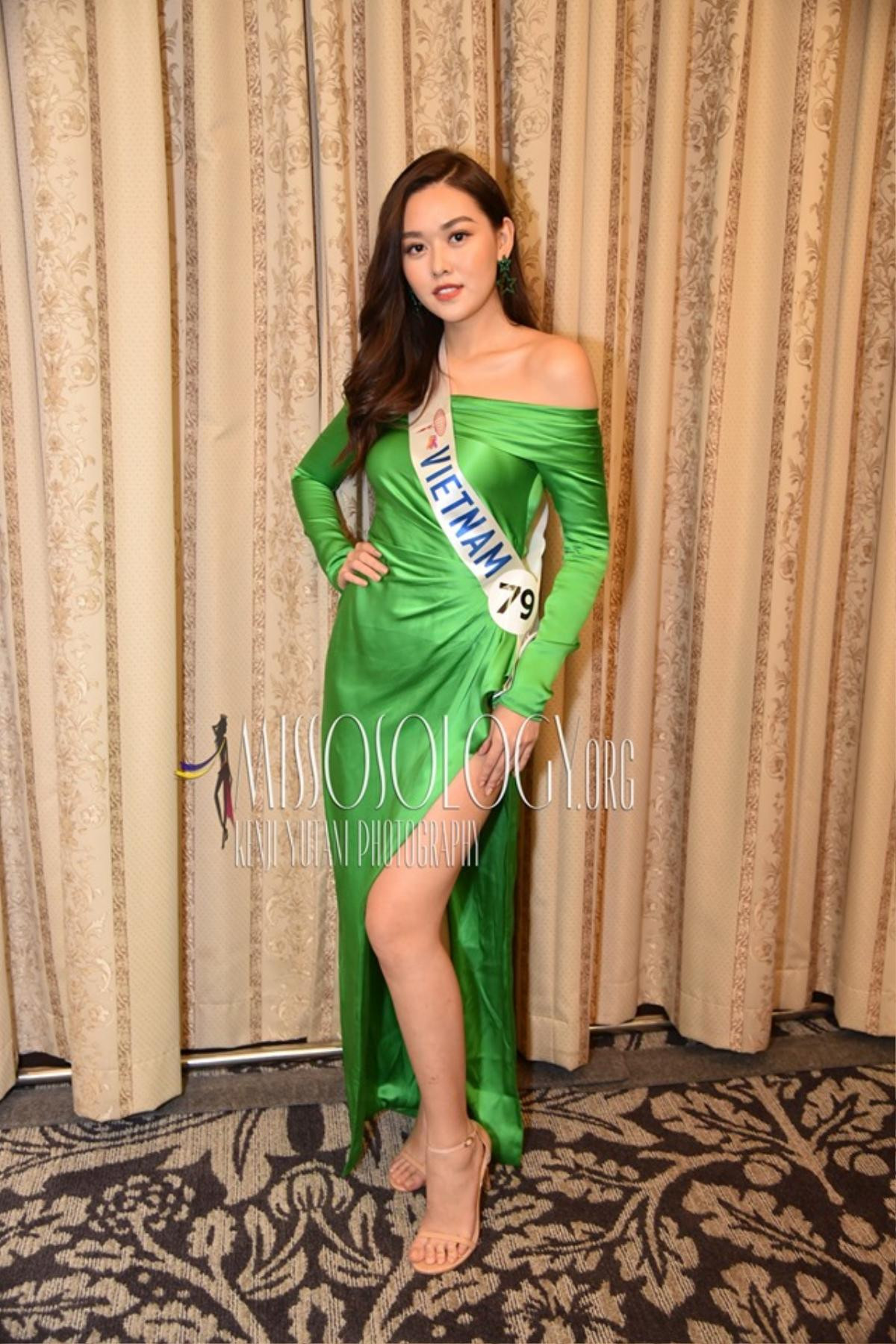 Tường San tiếp tục diện 'đồ cũ' ở Miss International 2019, vẫn xinh lung linh dù mắc lỗi váy nhăn nhàu Ảnh 8