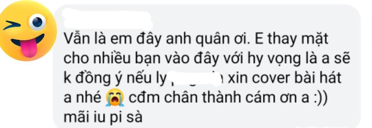 Netizen truyền nhau khoảnh khắc: Nguyễn Trần Trung Quân 'thả tim' bình luận 'Không cho Hương Ly cover vì sẽ phá nát bài' Ảnh 2