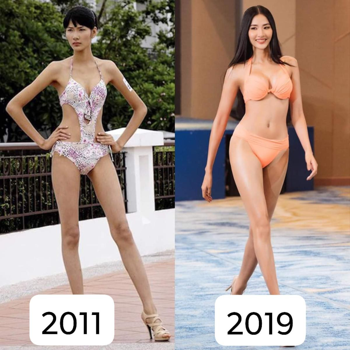 Fan trầm trồ trước body hút mắt của Hoàng Thùy: 8 năm thay đổi vì giấc mơ Miss Universe! Ảnh 1