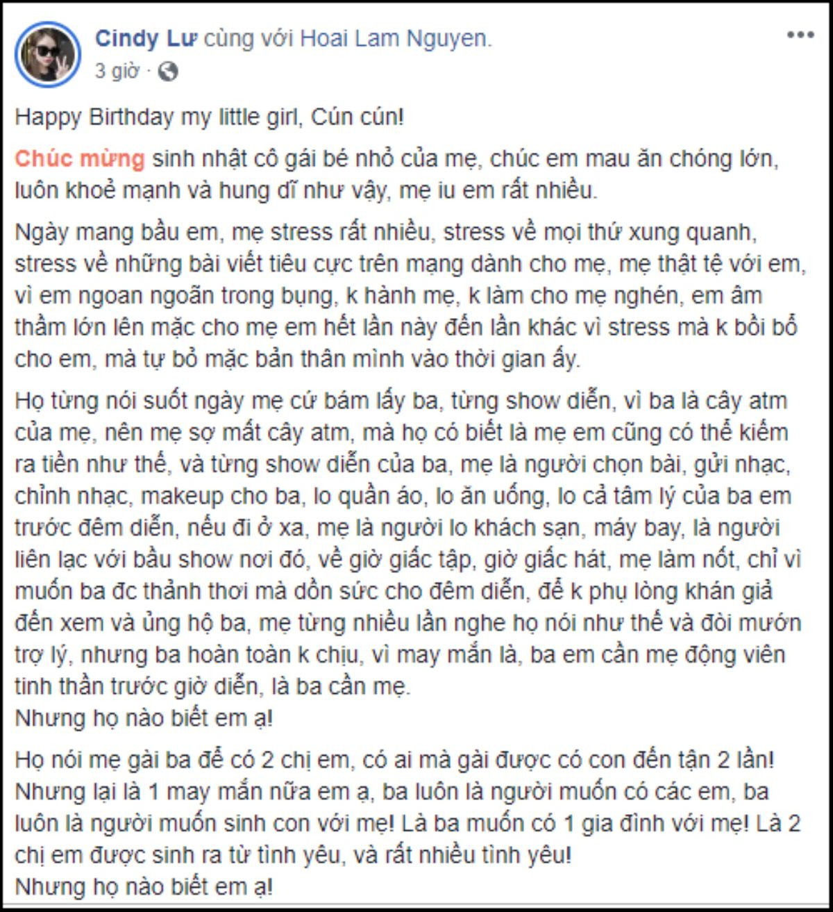 Vợ Hoài Lâm lần đầu lên tiếng về chỉ trích cho rằng cô lợi dụng, 'gài' nam ca sĩ để có con Ảnh 2