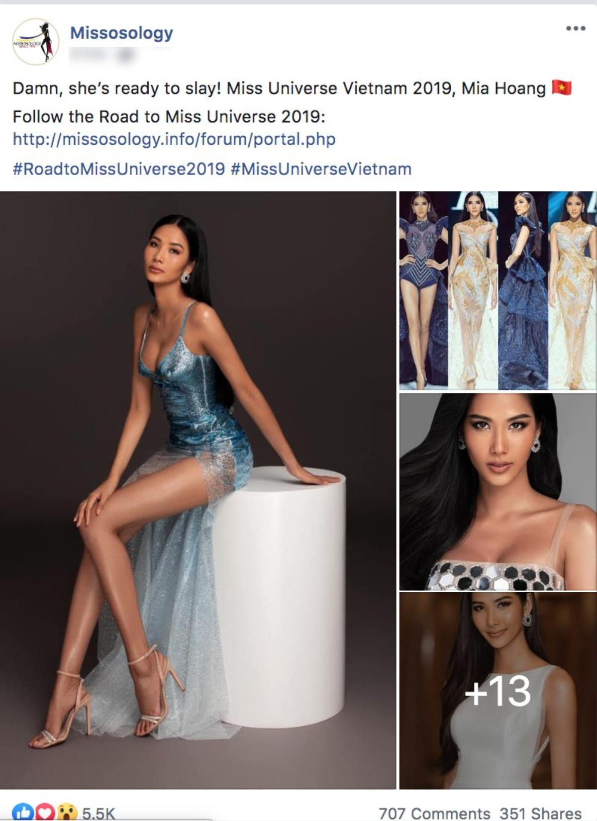 Missosology khen ngợi Hoàng Thùy, fan Philippines dậy sóng: 'Việt Nam sẽ có Miss Universe đầu tiên' Ảnh 1