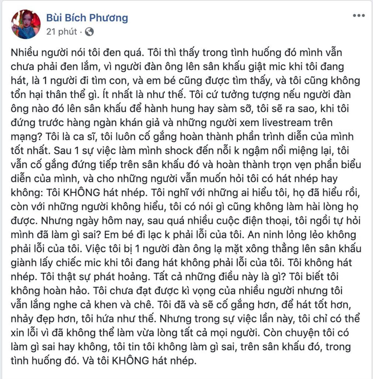 Bích Phương: ‘Tôi không hát nhép’ Ảnh 2