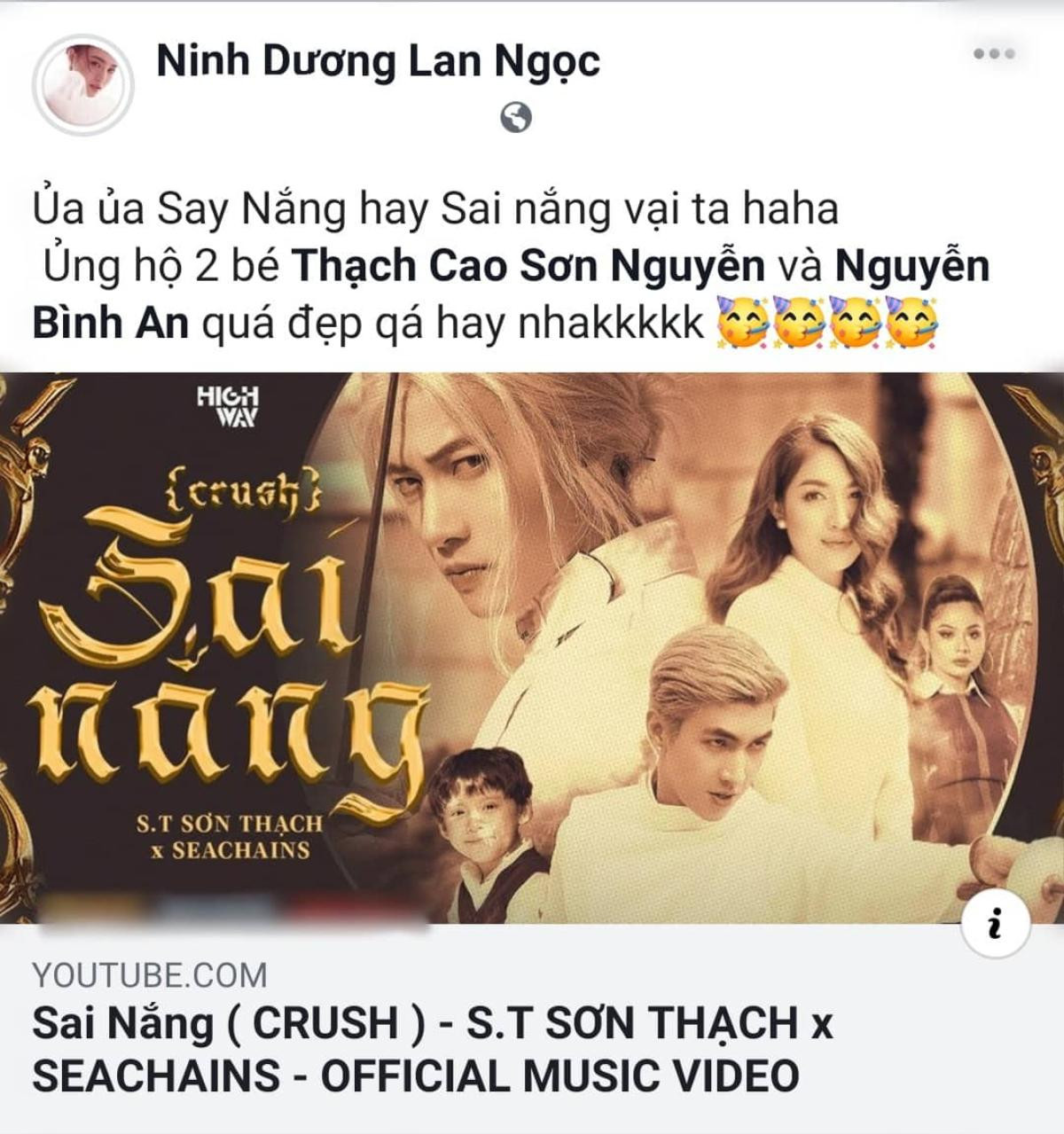 Ninh Dương Lan Ngọc là nguyên cớ khiến tựa bài mới của S.T Sơn Thạch là 'Sai nắng'? Ảnh 2