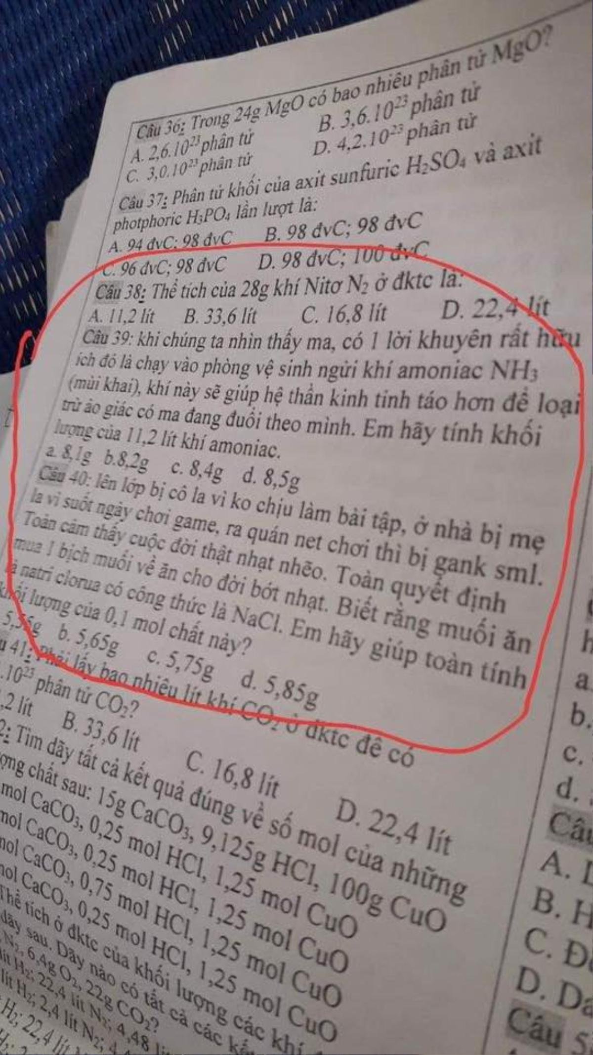 Thầy giáo dạy Hóa vui tính nhất năm, đưa lời khuyên 'trừ ma' hữu ích rồi 'bẻ lái' chốt câu hỏi khiến CĐM vô cùng thích thú Ảnh 1