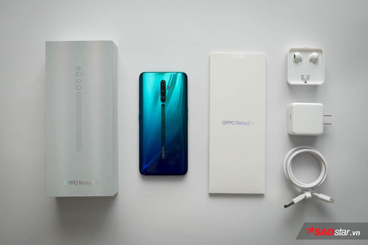 OPPO Reno2 F Xanh Tinh Vân