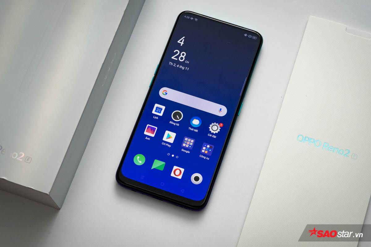 OPPO Reno2 F Xanh Tinh Vân