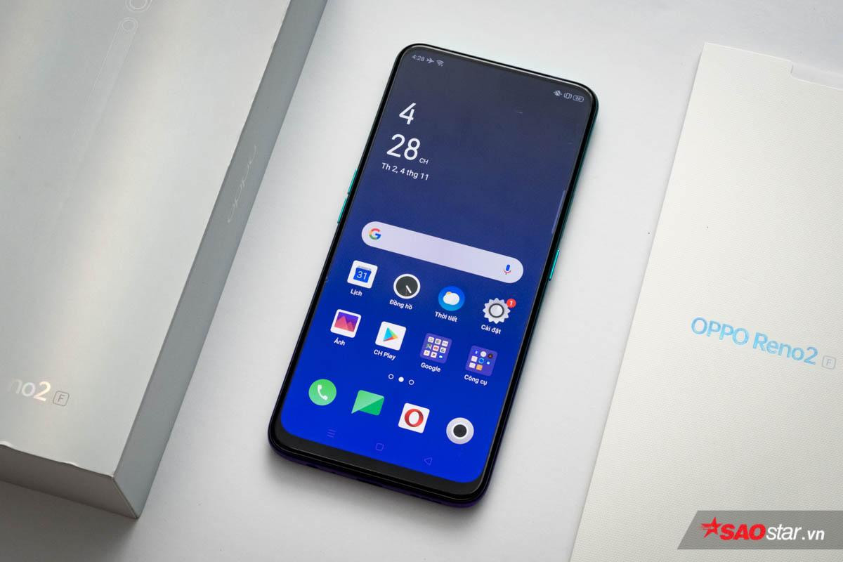 OPPO Reno2 F Xanh Tinh Vân