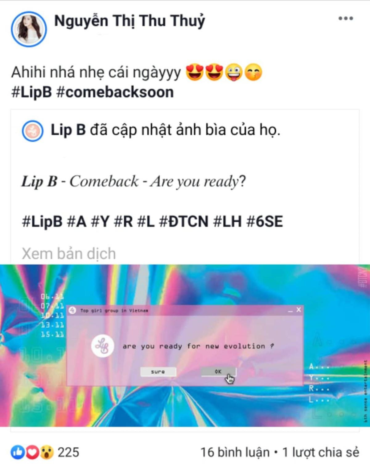 Mei dứt áo ra đi, Lip B 'rục rịch' kế hoạch comeback: Đội hình mới đã sẵn sàng? Ảnh 2