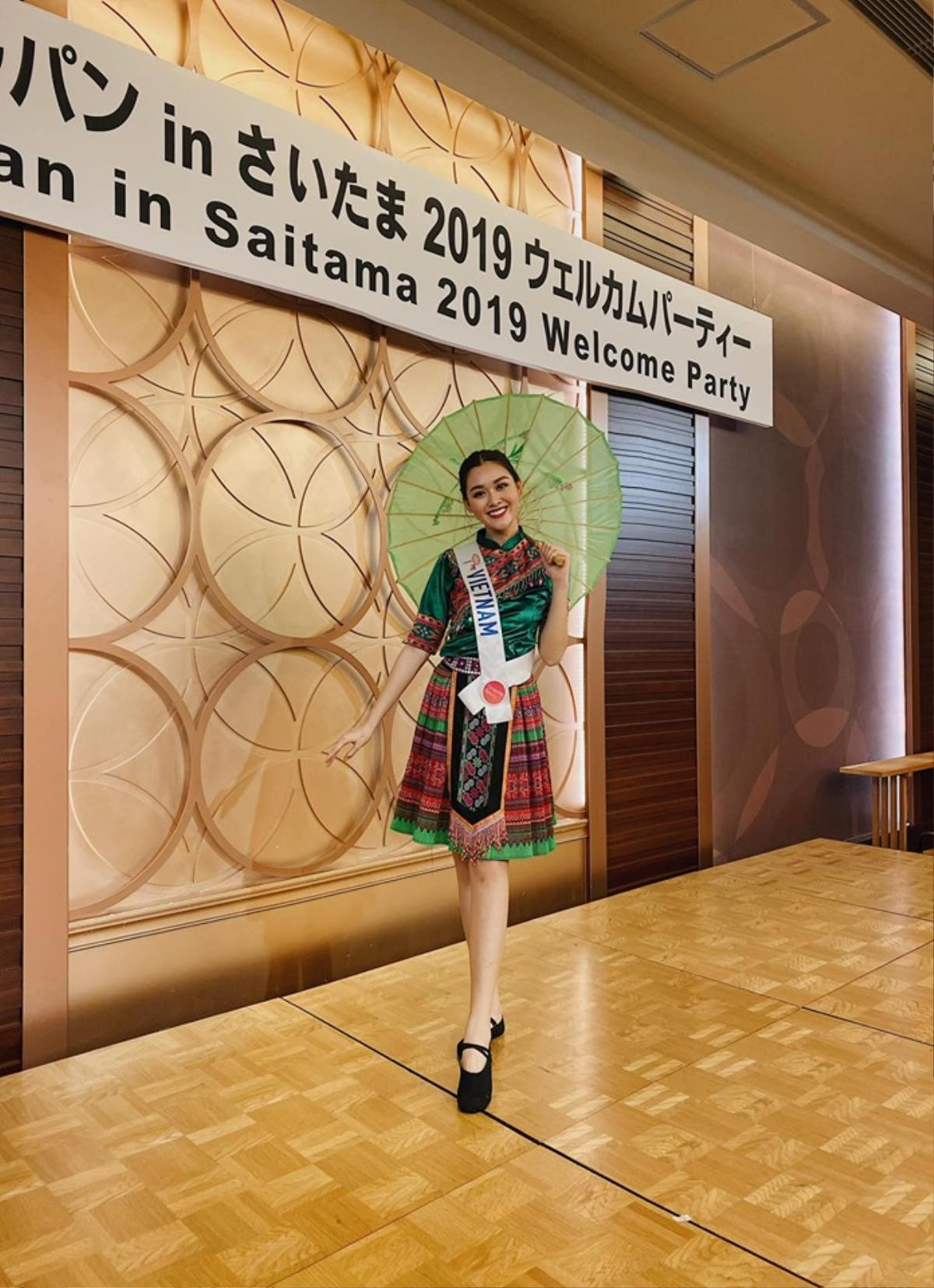 Tường San mang vũ điệu Để Mị nói cho mà nghe trình diễn tại Miss International 2019 Ảnh 1