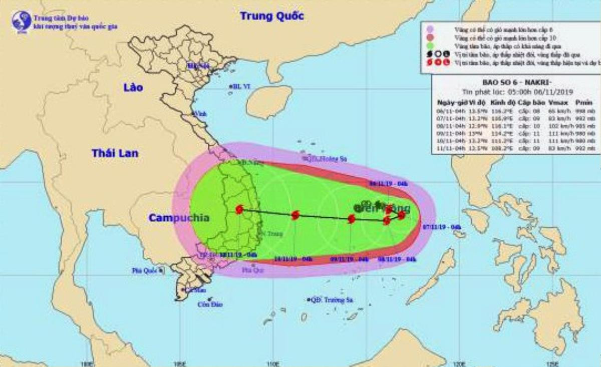 Áp thấp nhiệt đới trên Biển Đông mạnh lên thành bão số 6, hướng di chuyển phức tạp Ảnh 1