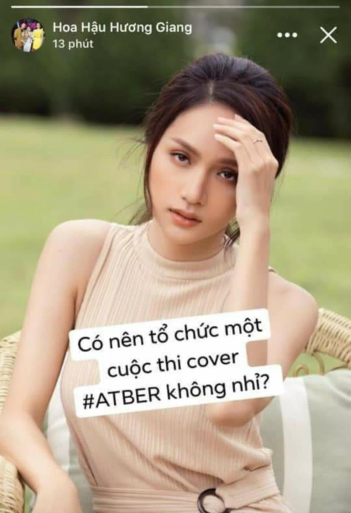 Hương Giang úp mở tổ chức cuộc thi cover #ATBER, dân mạng tuyên bố: 'Trao giải nhất cho Hương Ly luôn đi' Ảnh 1