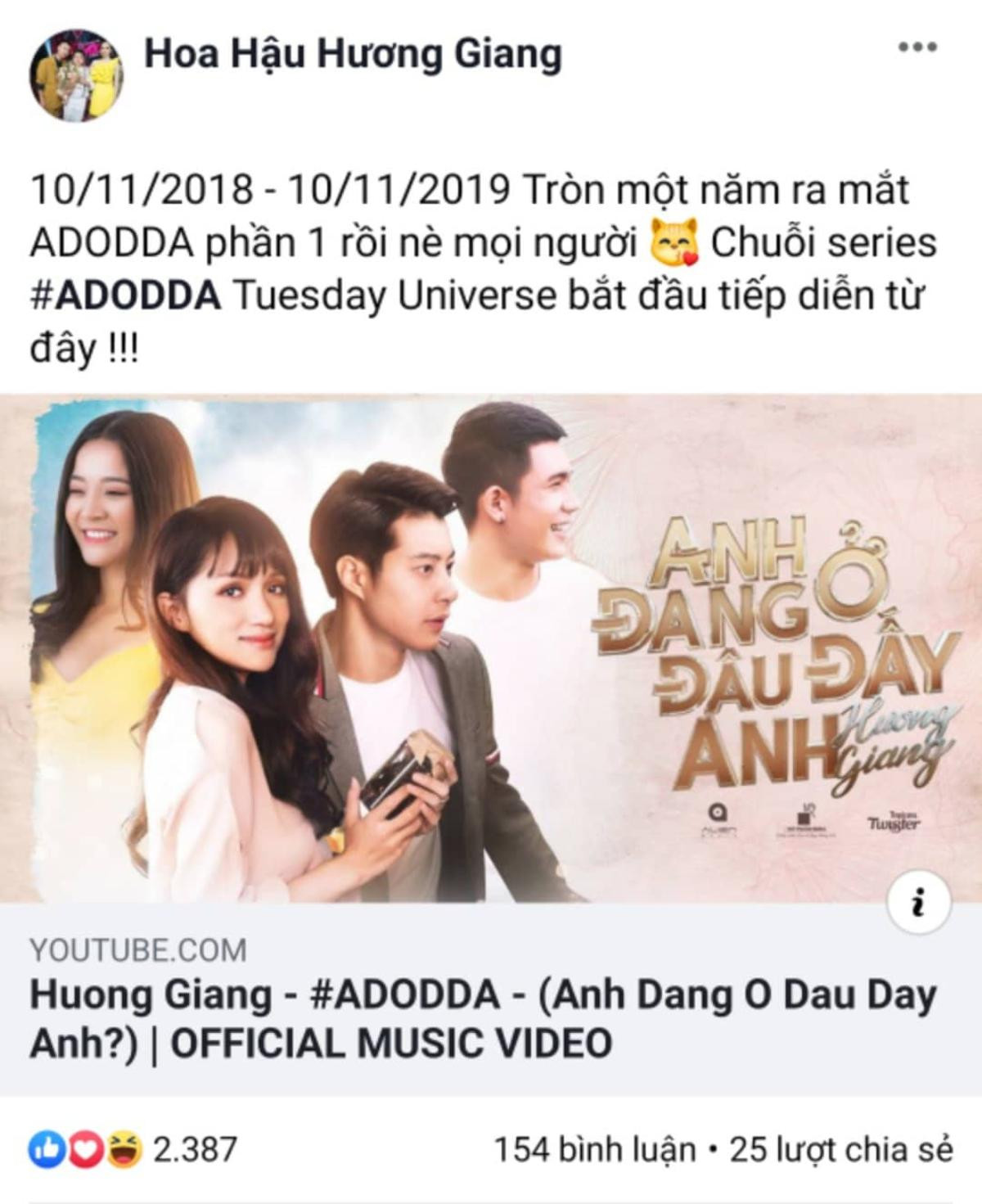 Ngày này năm trước: Hương Giang đã khai phá 'vũ trụ Tuesday' bộn bề drama mang tên #ADODDA Ảnh 2