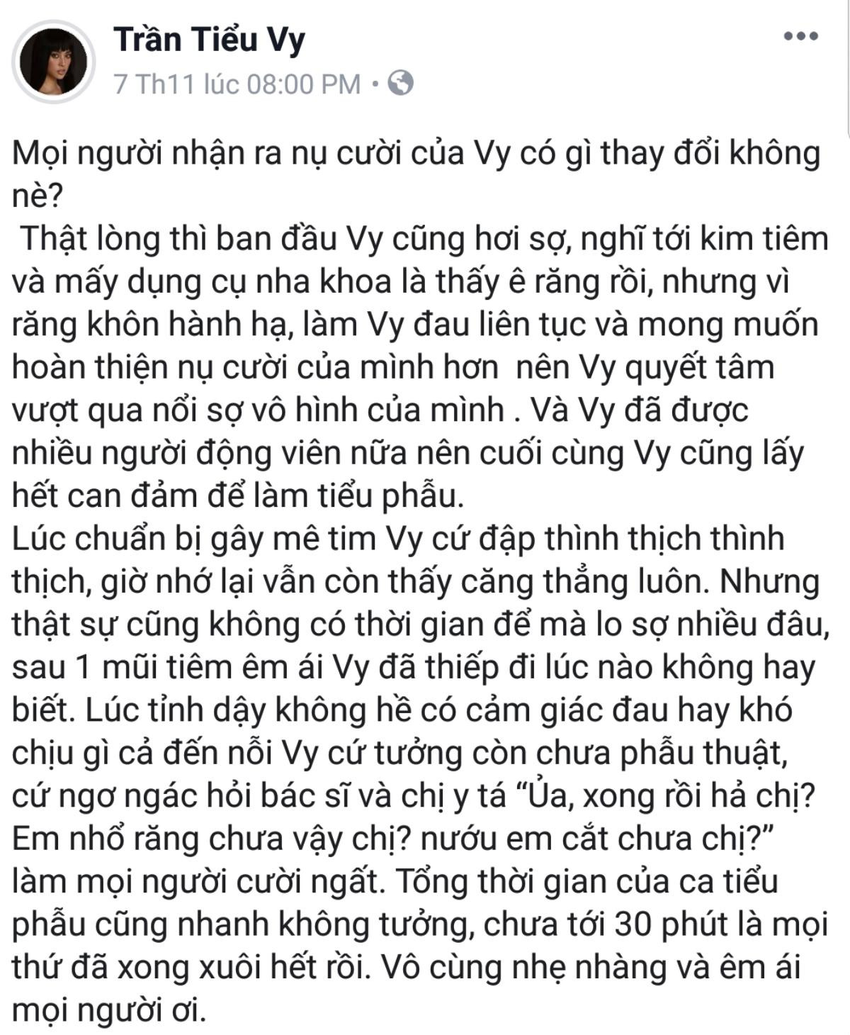 Công khai tuyên bố phẫu thuật chỉnh nha cười hở lợi, hoa hậu Tiểu Vy càng xinh đẹp lộng lẫy Ảnh 5