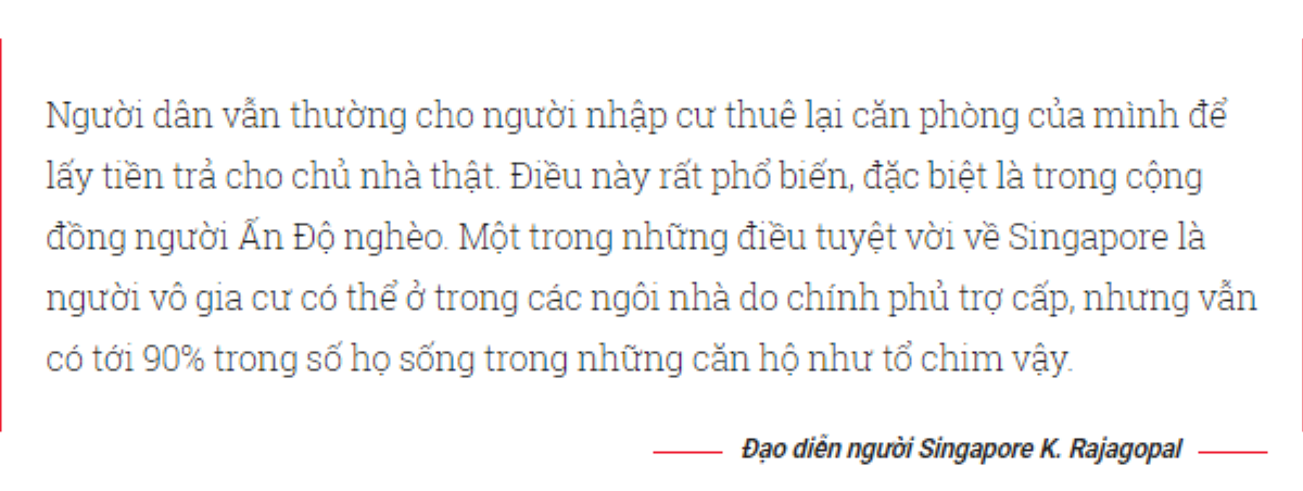 Hàng ngàn dân Singapore ngủ bụi mỗi đêm Ảnh 2