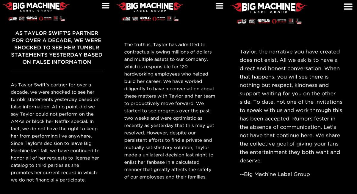 Big Machine phủ nhận cáo buộc, phía Taylor Swift tiếp tục tố hãng đĩa nợ 7,9 triệu đô tiền bản quyền Ảnh 1