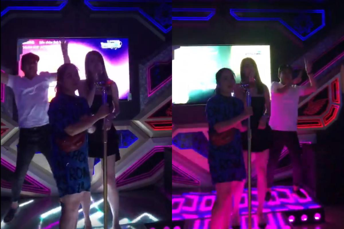 Đi hát karaoke cùng gia đình, Nhã Phương bị anh trai Trường Giang chê 'vô địch hát dở 3 năm liền' Ảnh 3