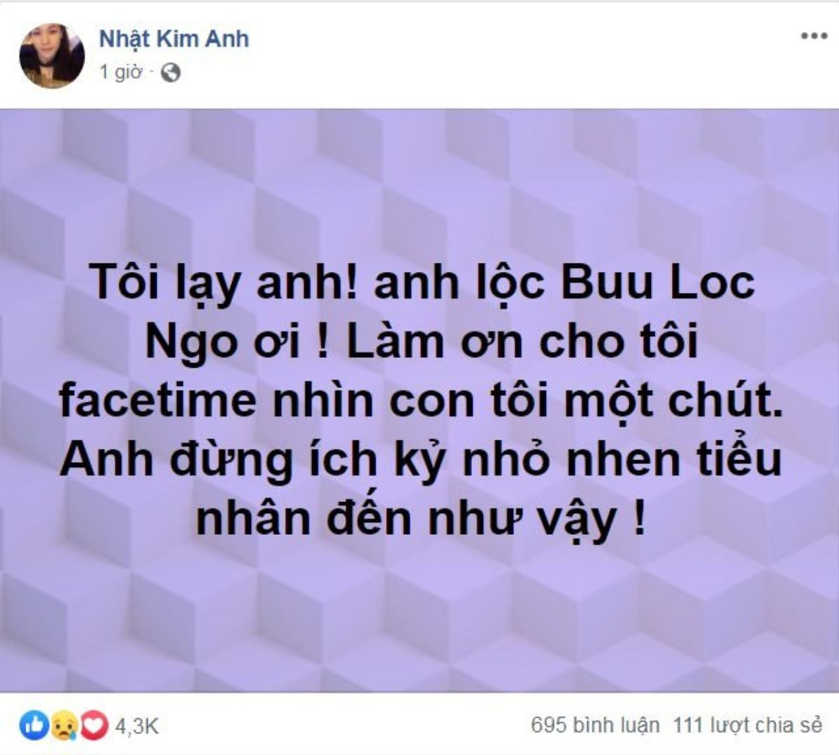 Sau khi lên tiếng phản pháo, chồng cũ Bửu Lộc bị tố từng bạo hành, dí dao vào cổ Nhật Kim Anh Ảnh 1