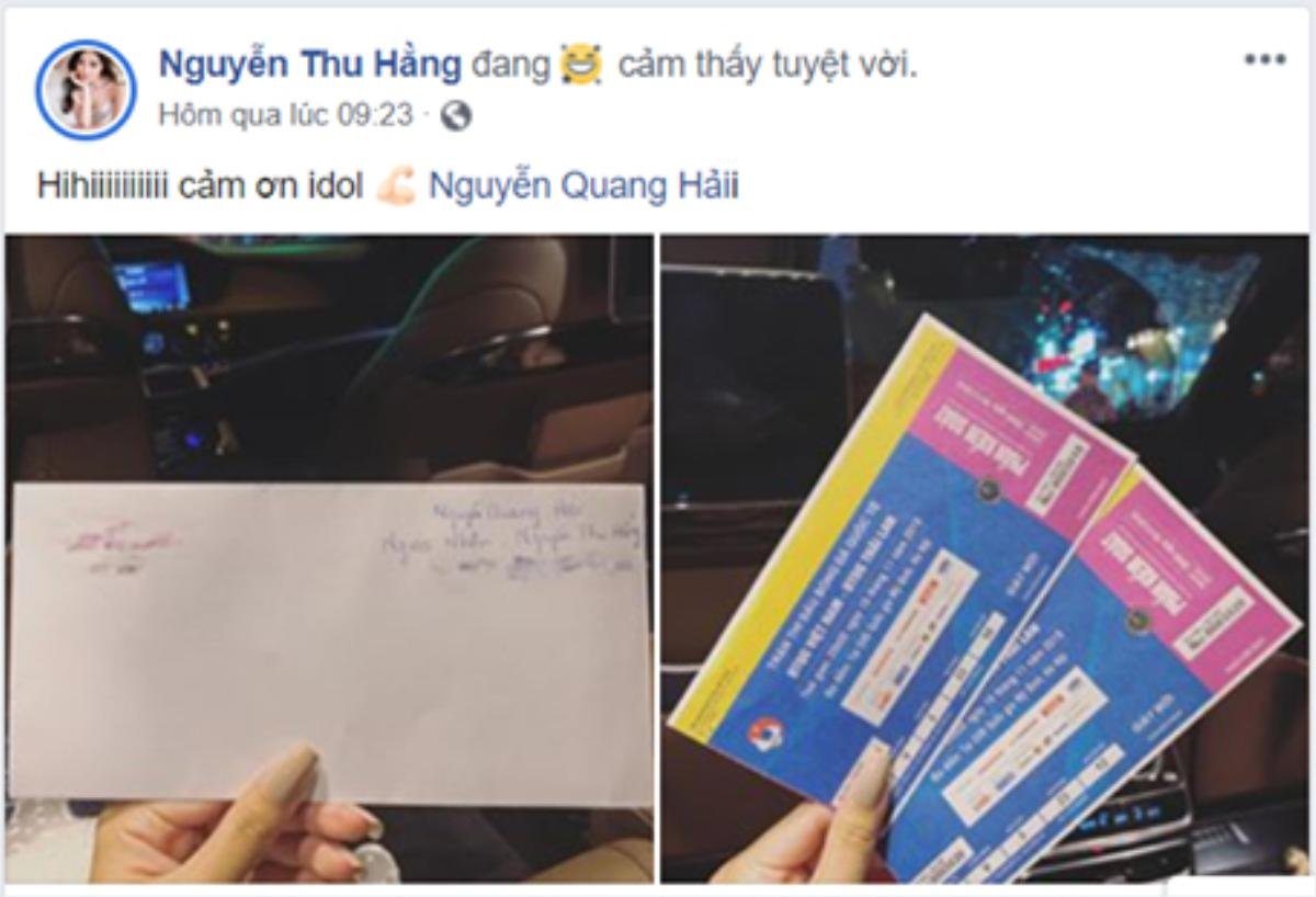 Hé lộ danh tính 'không phải dạng vừa' của nữ CĐV được Quang Hải tặng vé xem trận Việt Nam - Thái Lan Ảnh 4