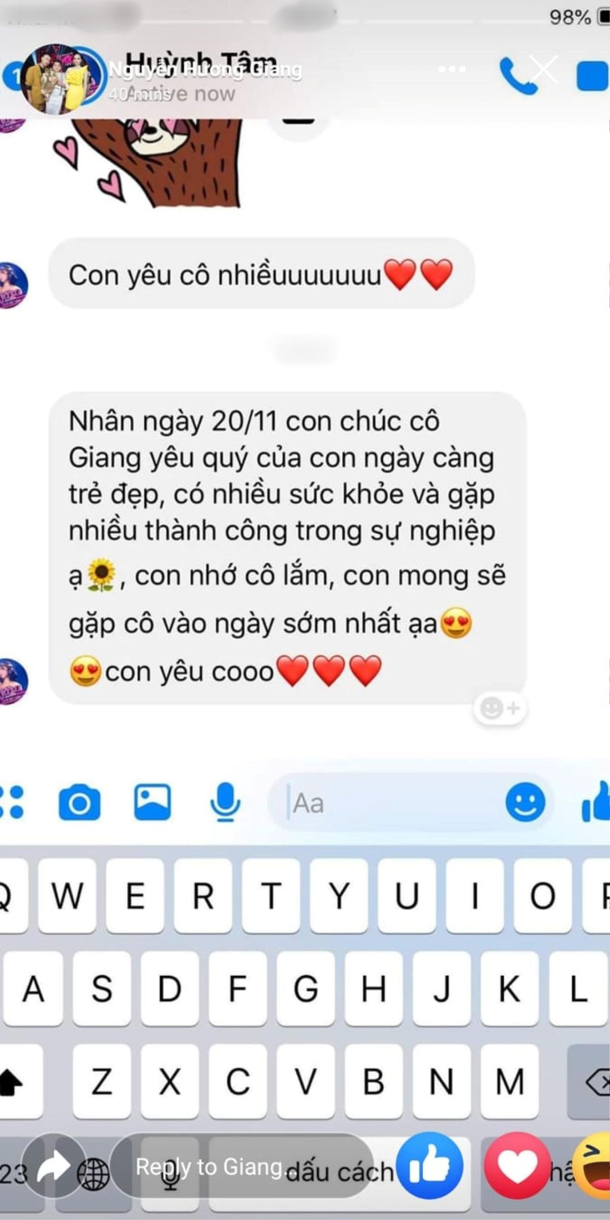 Dàn trò cưng gửi lời chúc 20/11 khiến Hương Giang xúc động: 'Chợt nhận ra mình cũng là cô giáo' Ảnh 5