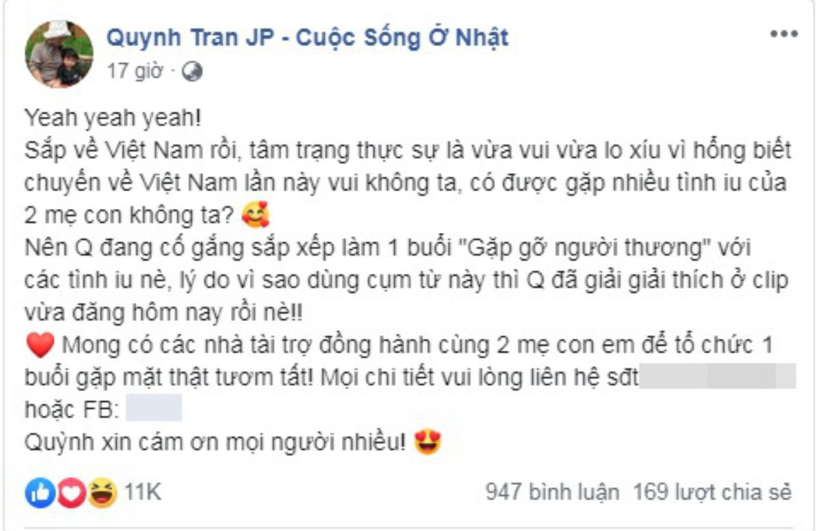 Tâm trạng Quỳnh Trần JP trước ngày về Việt Nam: Lo lắng bé Sa bị bệnh, sợ làm trò cười cho thiên hạ Ảnh 4