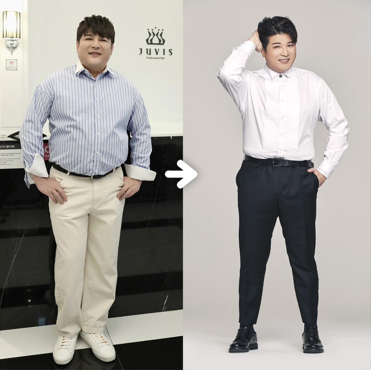 Shindong (Super Junior) giảm 17 cân, Heechul và Siwon lập tức chúc mừng Ảnh 2