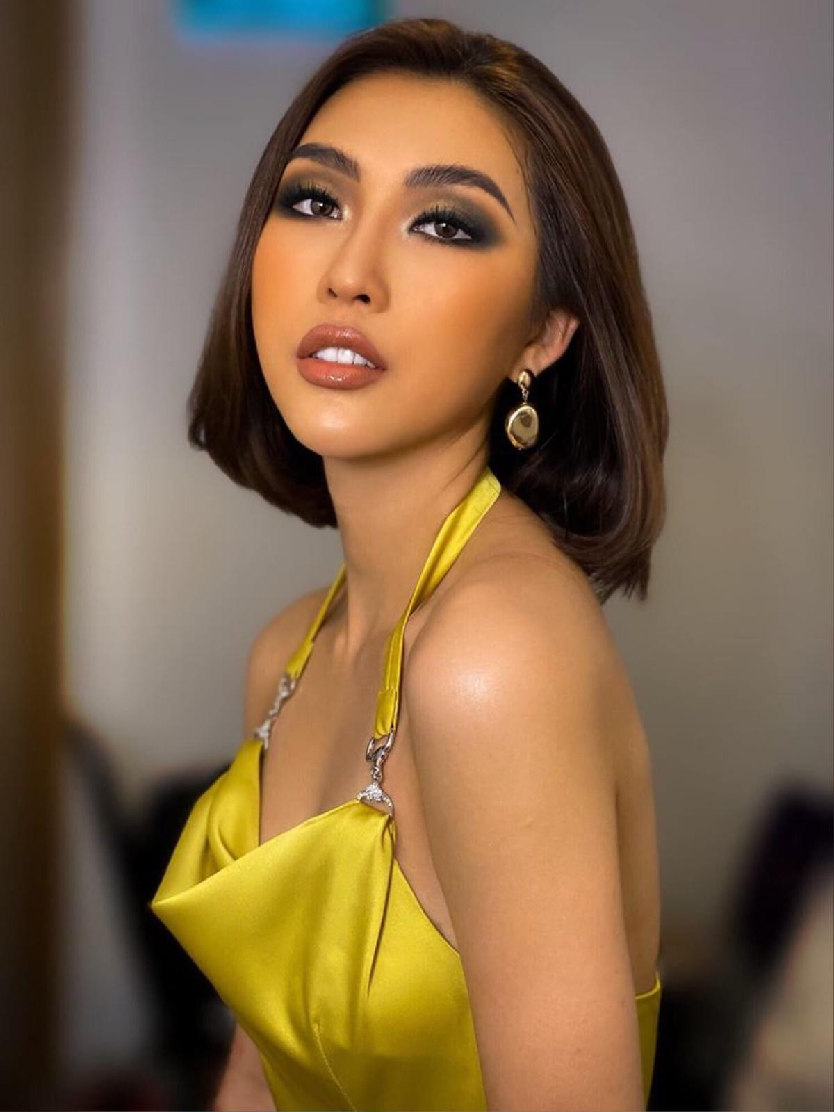 Được hỏi về dàn đối thủ Miss Universe 2019, Hoàng Thùy nghe nhầm, vô tư khen Thúy Vân - Tường Linh Ảnh 8